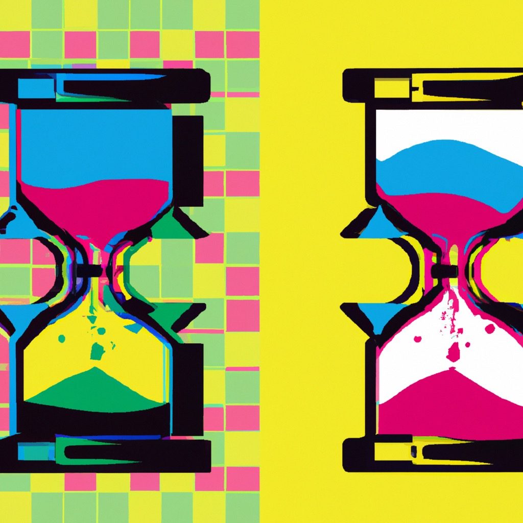 Two hourglasses